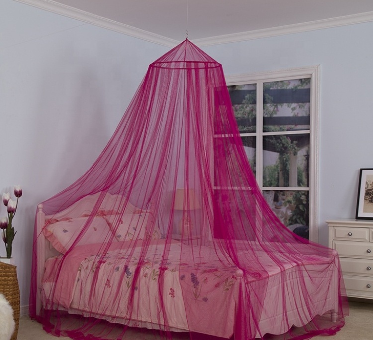 Girls Bed Canopy Curtains Hanging Umbrella Mosquito Nets for Double bed