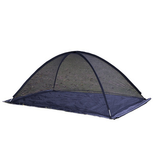 single size 100% Polyester outdoor foldable mosquito net tent