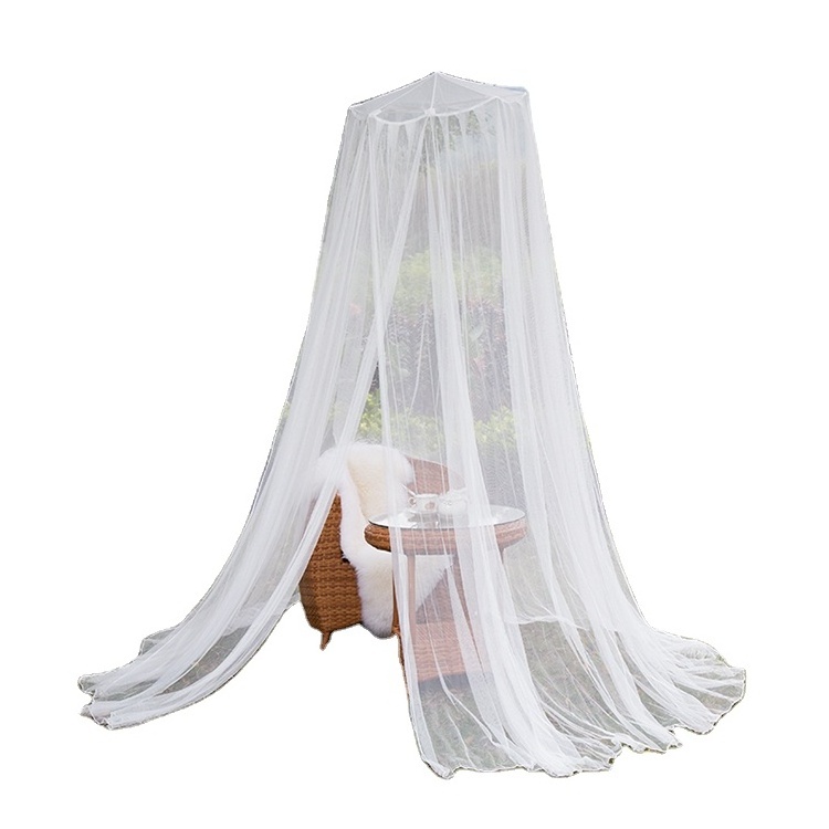 Durable Outdoor Garden Gazebo Cover Double Single Conical Hanging Mosquito Netting Folded Polyester Mesh Home Travel Camping