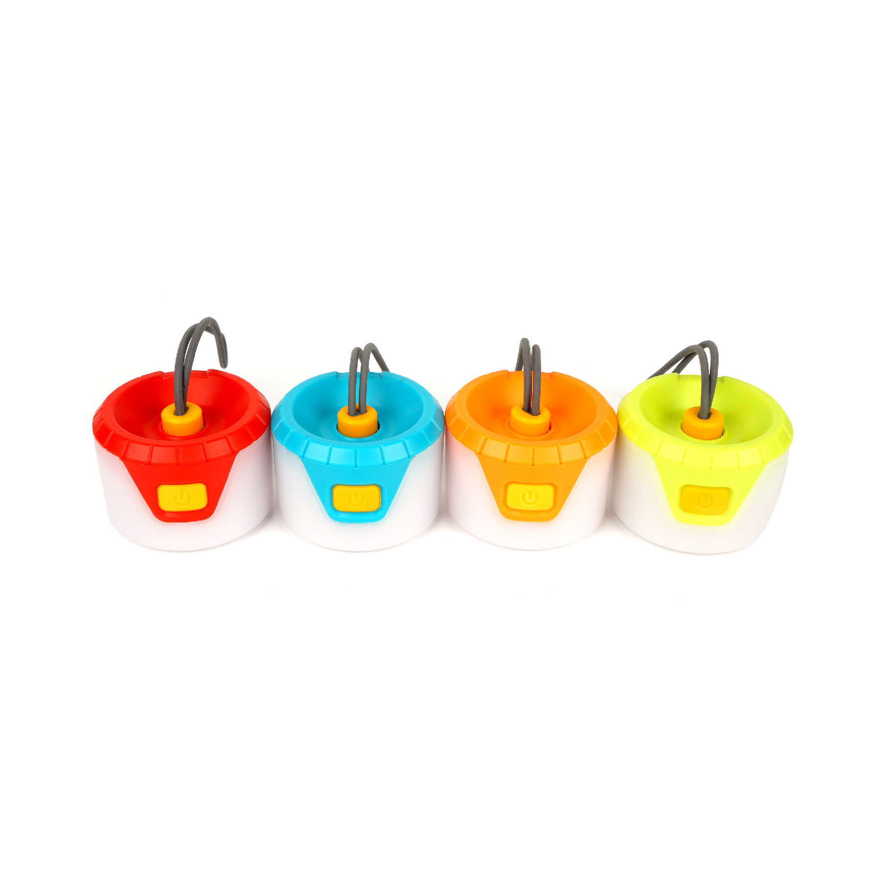 Factory New Design Portable Led Colourful Magnet 3Aaa Battery  Lantern Camping Light For Outdoor