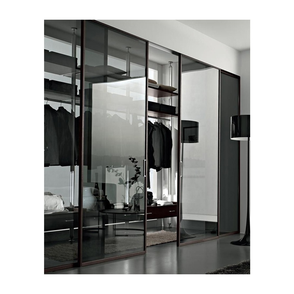 Sliding Door System Best Selling Products Top Hung Aluminum Sliding Door Wardrobe Closet Glass SLIDING DOORS Modern Interior