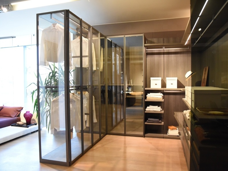 China modern custom designs sliding door storage wardrobe closet cabinet bedroom furniture glass walk in wardrobe