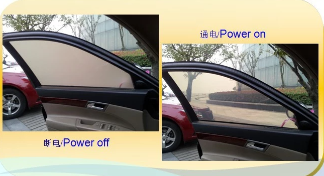 PDLC Car Window Privacy Film Auto Black PDLC Film 12v Smart Tint Switchable Electric White Dimming Glass Electronic Film Vehicle