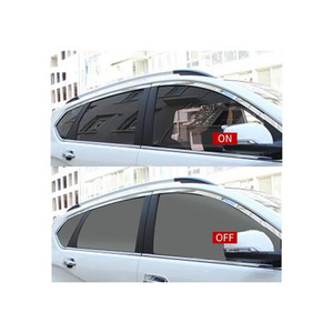 Switchable privacy magic glass film window insulation car pdlc film electronic tinting for car