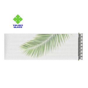 Indoor P6 P8 P10 P20 flexible glass transparent led screen film for display