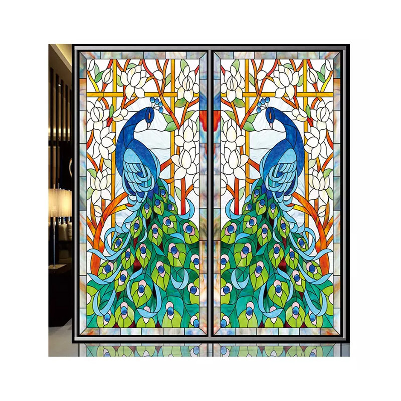 Chinese stained glass room dividers screens patterns christmas greenhouse  closet doors