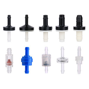 plastic  non reurn check valve pp air release relief valve 1/4" Mini One Way Preventer Backflow Plastic Diaphragm Valves