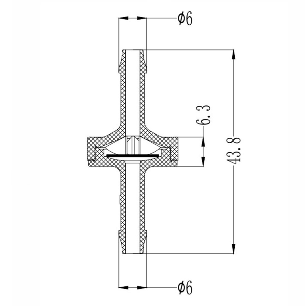 micro mini plastic spring one way non return ball diaphragm duckbill check valve plastic check valve