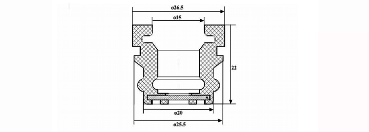 Chainsaw Oil Tank Rubber Short Anti Vibration Pad