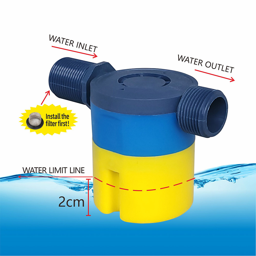 JUNY automatic water tank level float control valve float mini ball valve