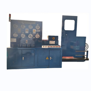 Equipped with Safety Door Horizontal Gate Valve Seal Test Bench for Sale API English Hydraulic Manual Pressure Gauge Display