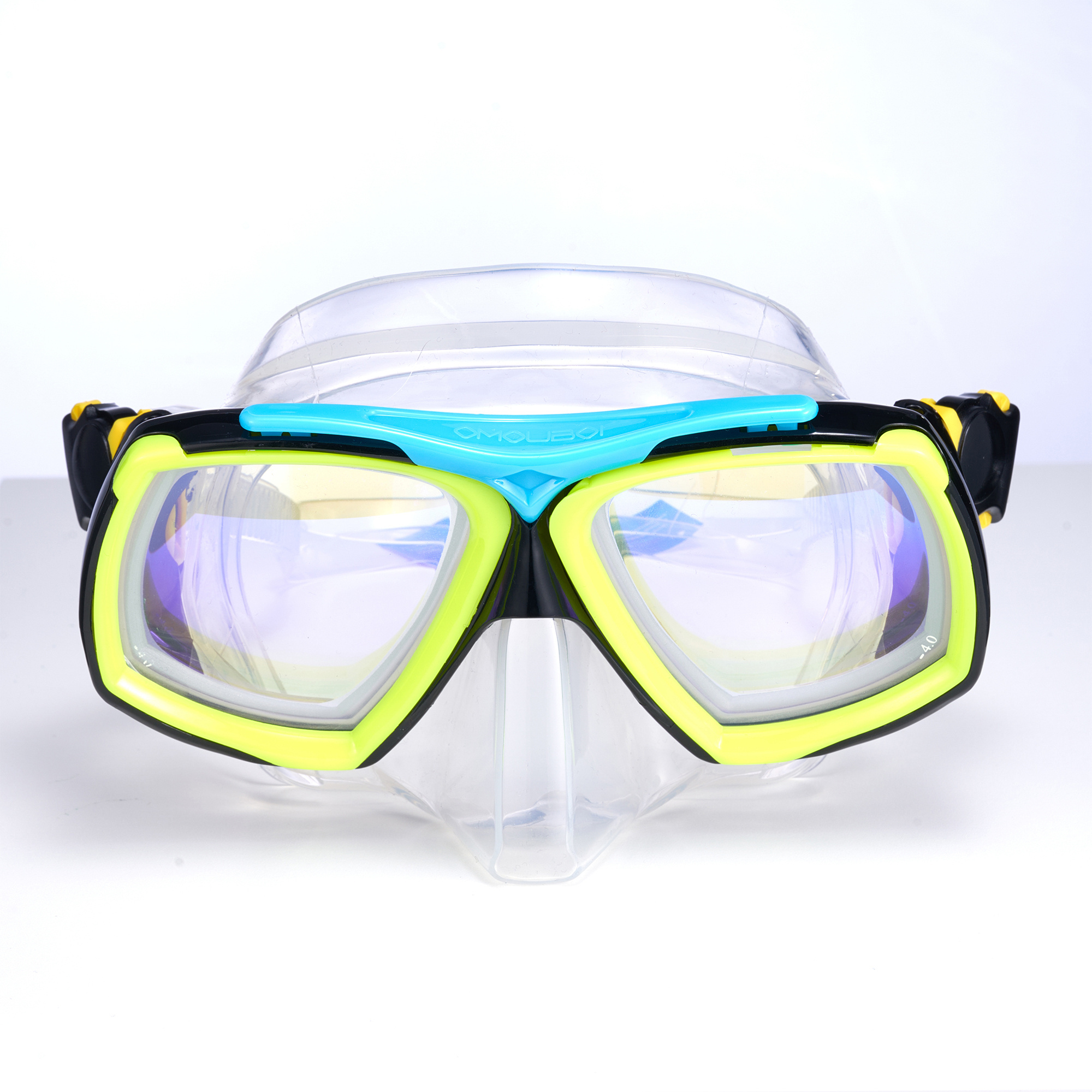 Custom Professional Anti Fog Anti Leak Silicone Underwater Dive Scuba Diving Goggles Replaceable Lenses Diving Mask