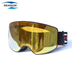 Custom LOGO Adult OTG Double Lens Elastic Straps Snowboarding Anti-fog Anti-uv Sport  Mask Ski Goggles