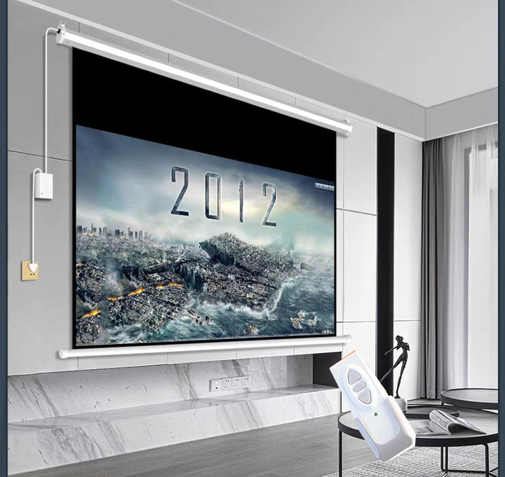 120 Inch Electric Rear Projection Screen for TV Projector 4k Consumer Electronics Presentation Equipment