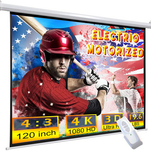 120 Inch Electric Rear Projection Screen for TV Projector 4k Consumer Electronics Presentation Equipment