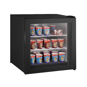 Vanace SD55L Commercial Ice Cream Upright Display Mini Fridge Freezer