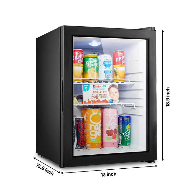 Vanace SC 21L Compact Fridge OEM ODM Good Quality Single Door 21L Small Refrigerator Beverage Cooler Mini Fridge with Light Box