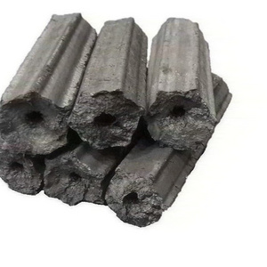 Korea Quality Smokeless 6 Hours BBQ wood Charcoal, BBQ Charcoal Hexagonal Shape Hardwood Sawdust Briquette Charcoal