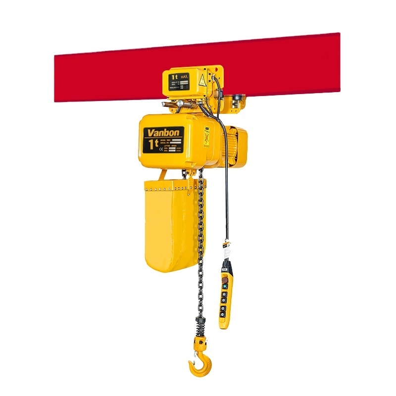 Vanbon 2020 best seller new designed ER2 1 ton chain hoist electric used with hook OEM for Japan market