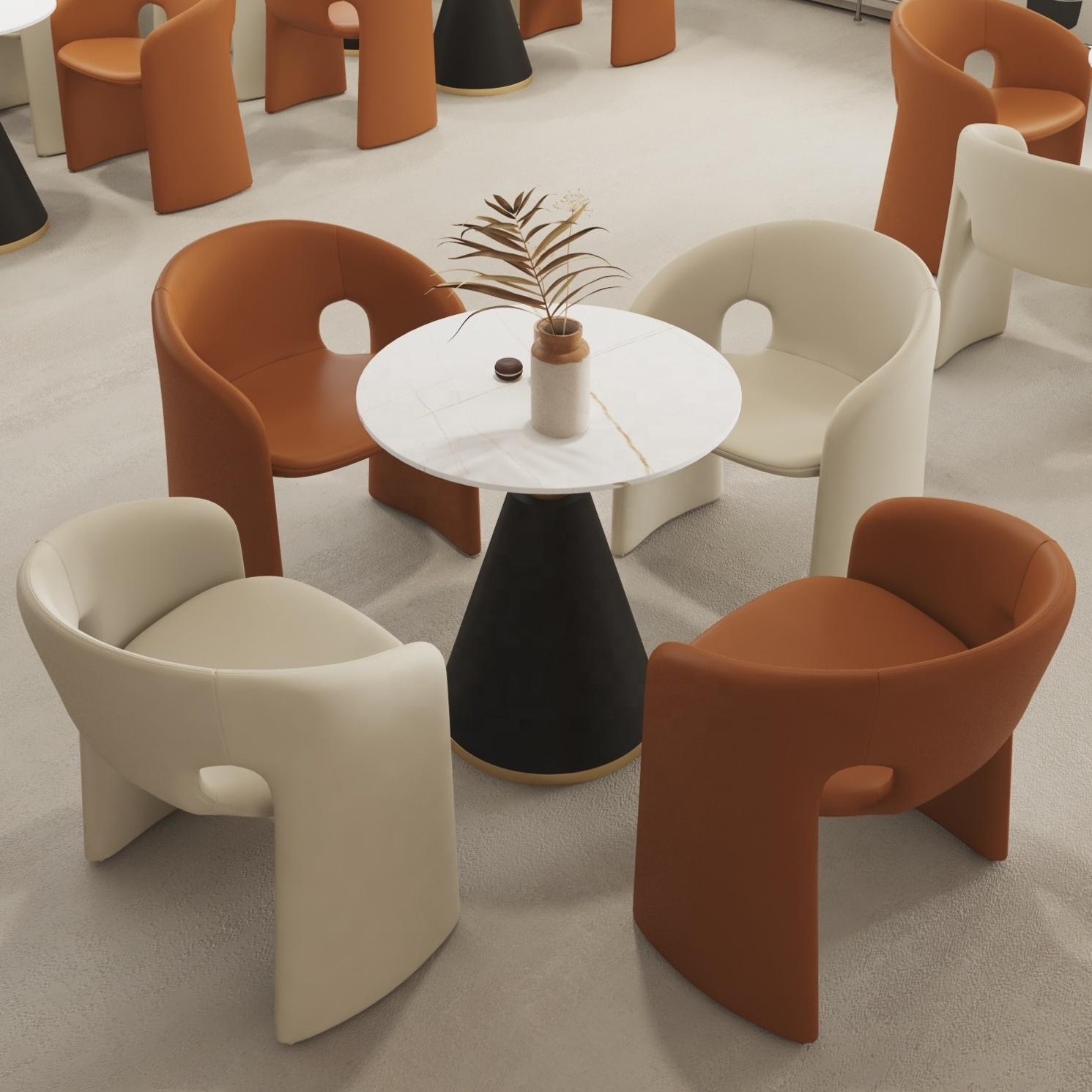 Wholesale dining chair modern dining room furniture wooden nordic dining chair restaurant dinning chair