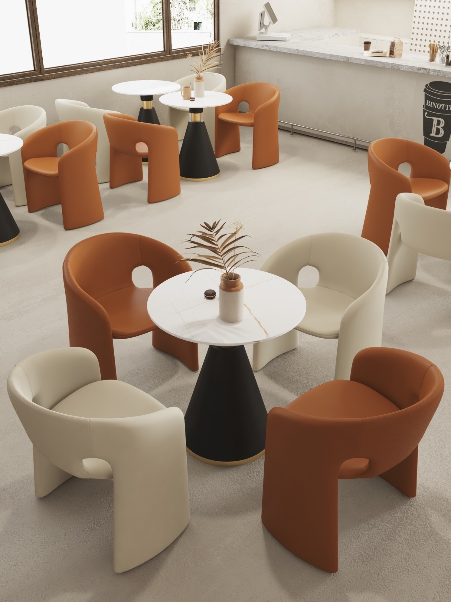 Wholesale dining chair modern dining room furniture wooden nordic dining chair restaurant dinning chair