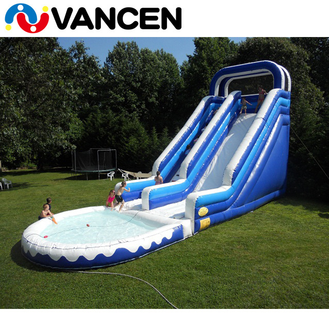 VANCEN 2017 CE certified customized popular alibaba new product inflatable blowup water slide for kids and adults outdoor game