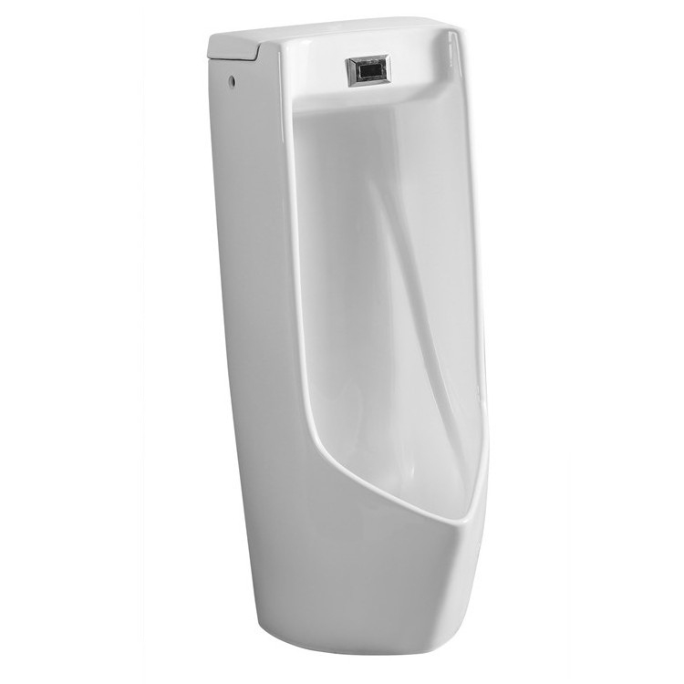 Modern sanitary ware porcelain floor man toilet washbrook ceramic standing urinals flush sensor back spud ceramic urinal