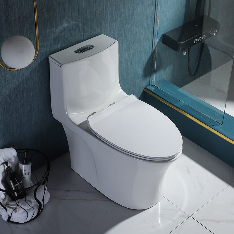 Cupc American Bathroom Water Closet Upc White Ceramic Elongated Porcelain Siphonic Flush One Piece Toilet