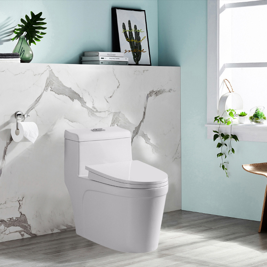 Premium luxury washroom sanitary ware  Ivory white ceramic toilet bowl dual-flush water closet bathroom toilet