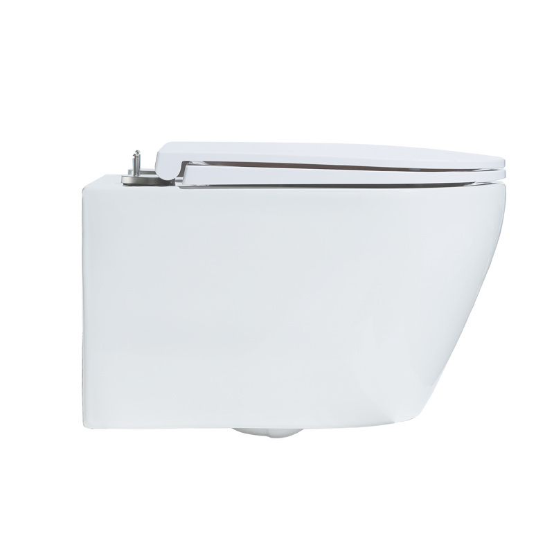 European Standard Watermark Ceramic Sanitary Ware Wall Mounted Floating Rimless Toilet Bowl Ceramic Closestool Wall Hung Toilet