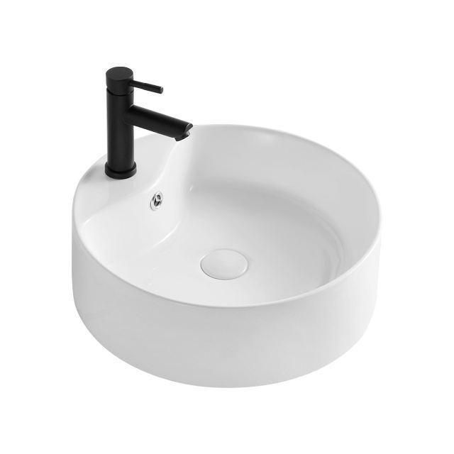 Fancy round ceramic art wash basin sink lavabo blanco customized bathroom countertop sinks basin