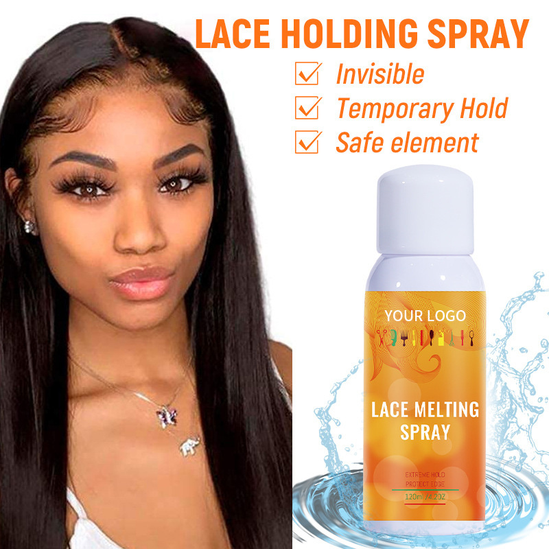 Private Label Lace Front Wig Spray Adhesive Glue Spray Melting Spray Lace Glue