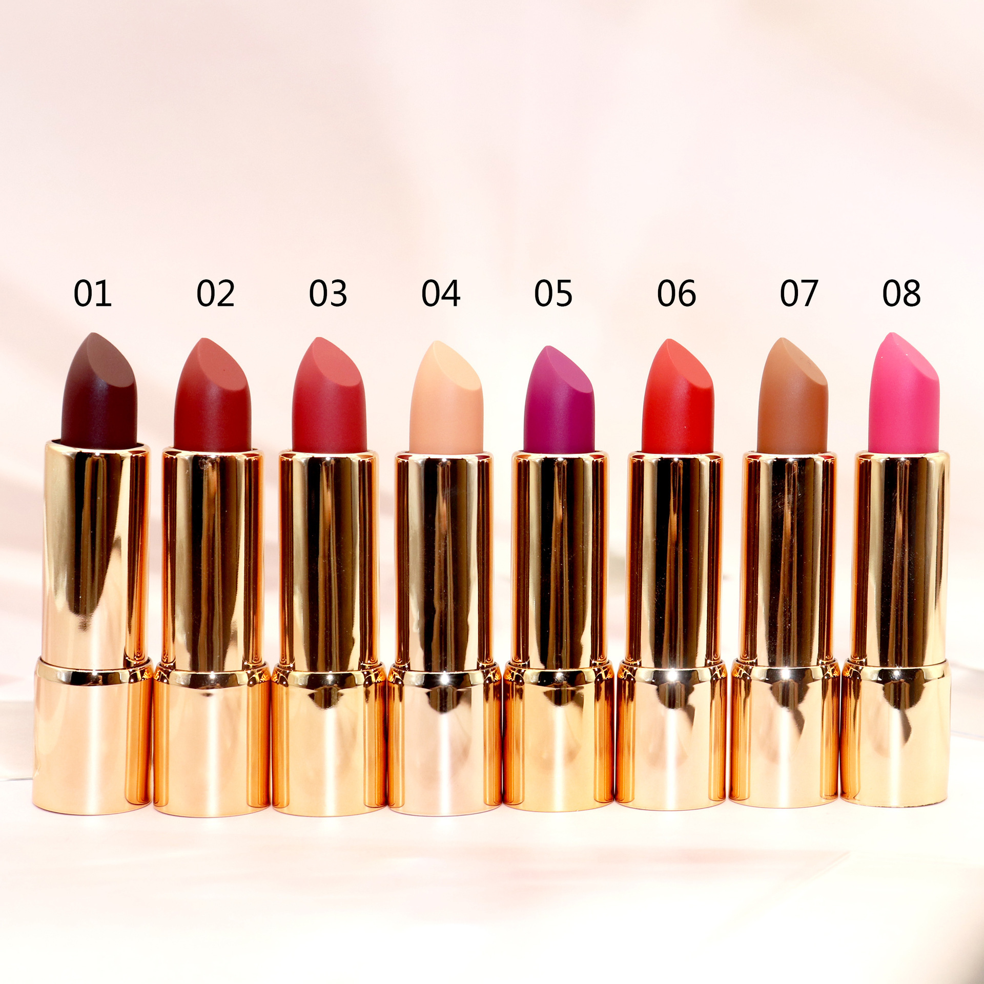 OEM Private Label Lipstick Vegan Cruelty Free High Quality Chinese Cream Lipstick Make Your Own Matte Makeup Lipstick