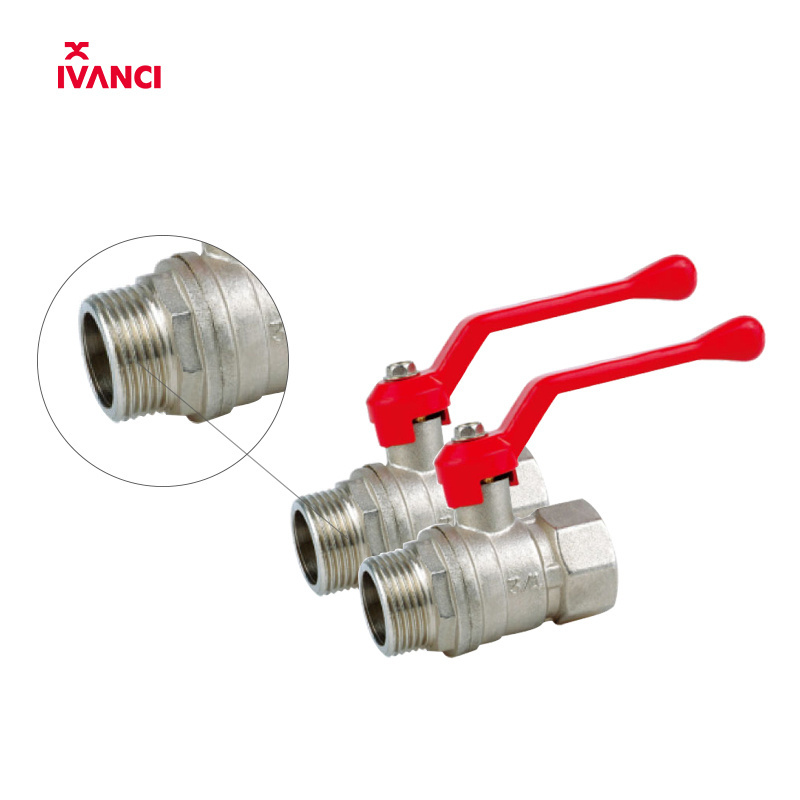 IVANCI male and female thread 1/2 inch Cw617n Heat Resistant Long Handle Brass Ball Valves