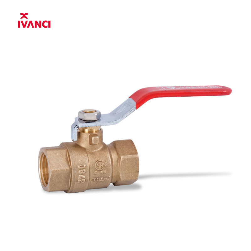 IVANCI 1/2 inch female thread High Quality Long Life Full Bore Brass Ball Valve