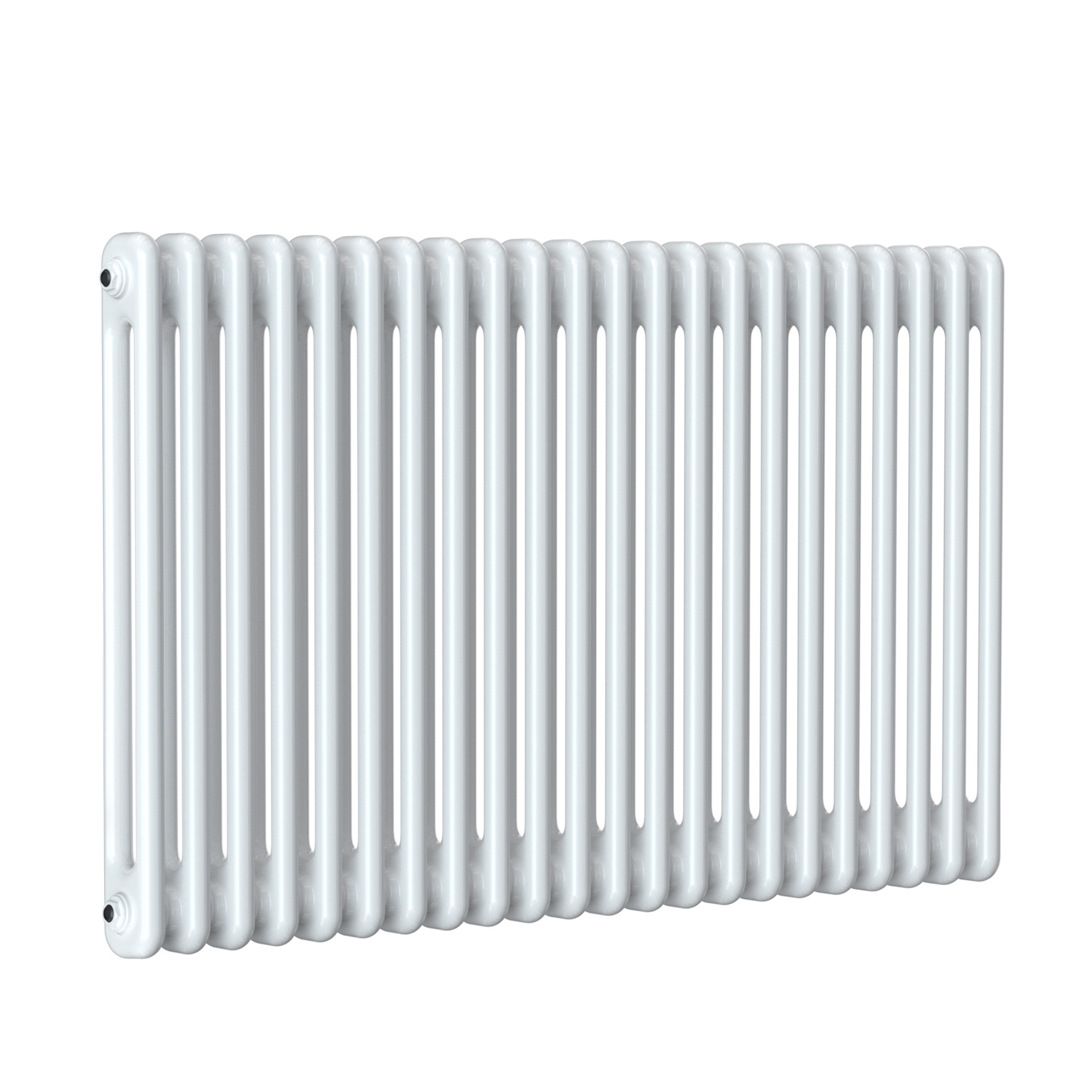 VANCOCO Distribution Traditional Radiator Cast Iron Style Horizontal with White Colour 2 Column