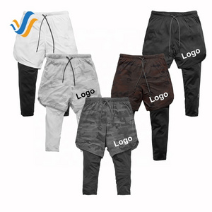 Custom Shorts Pants Mens Workout Gym Compression Sweatpants Camo Slim Fit Sports joggers For Men