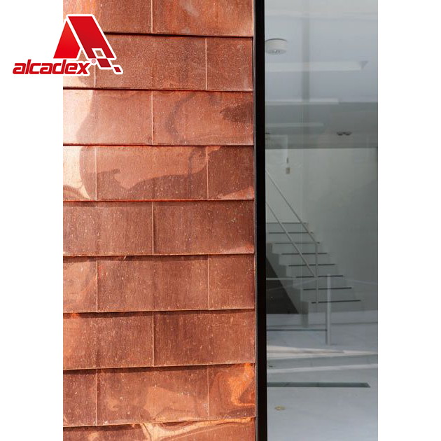 Mirror gold aluminium sandwich panel mirror copper ACP/ACM sheet building wall cladding decoration aluminum composite panels