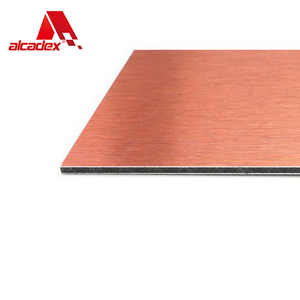 Mirror gold aluminium sandwich panel mirror copper ACP/ACM sheet building wall cladding decoration aluminum composite panels