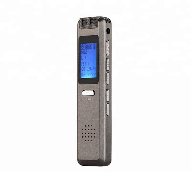 V22 Professional Lossless Music Sound Control Recording Long Battery Life 8GB Mini Digital Voice Recorder