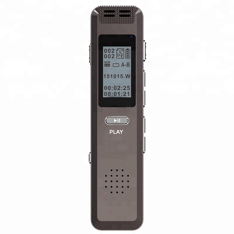 V22 Professional Lossless Music Sound Control Recording Long Battery Life 8GB Mini Digital Voice Recorder