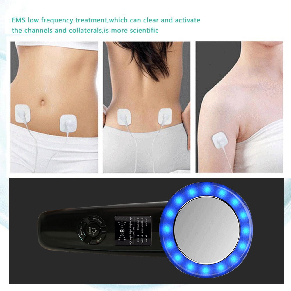 6 In 1 Cellulite Massager Ultrasonic Cavitation Fat Burner Weight Loss Body Slimming Machine