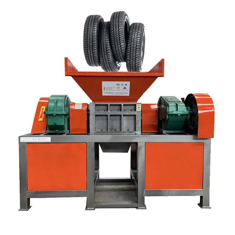 VANEST Full Automatic Customized Used Tyre Cutter/Tyre Machine/Tyre Shredder Scrap Metal Shredders