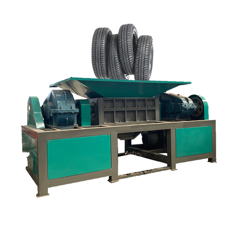 VANEST High Quality Rubber Crumb Tire Shredders Equipment Scrap Tire Recycle Shredding Crusher Machine