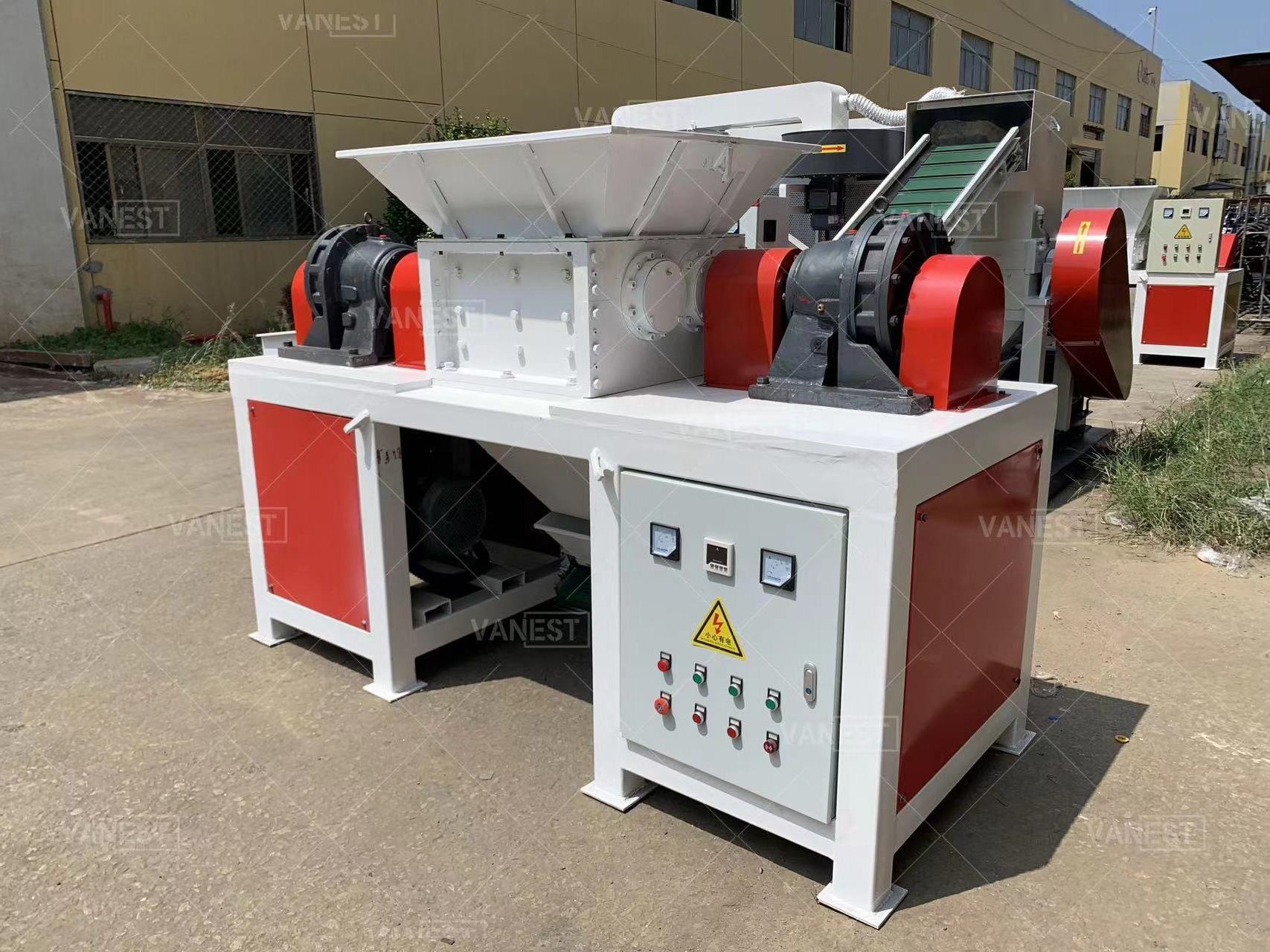 VANEST Heavy Duty Industrial Waste Tire Shredder Scrap Car Tire bumper Shredder Machine,Tyre scrap metal shredders