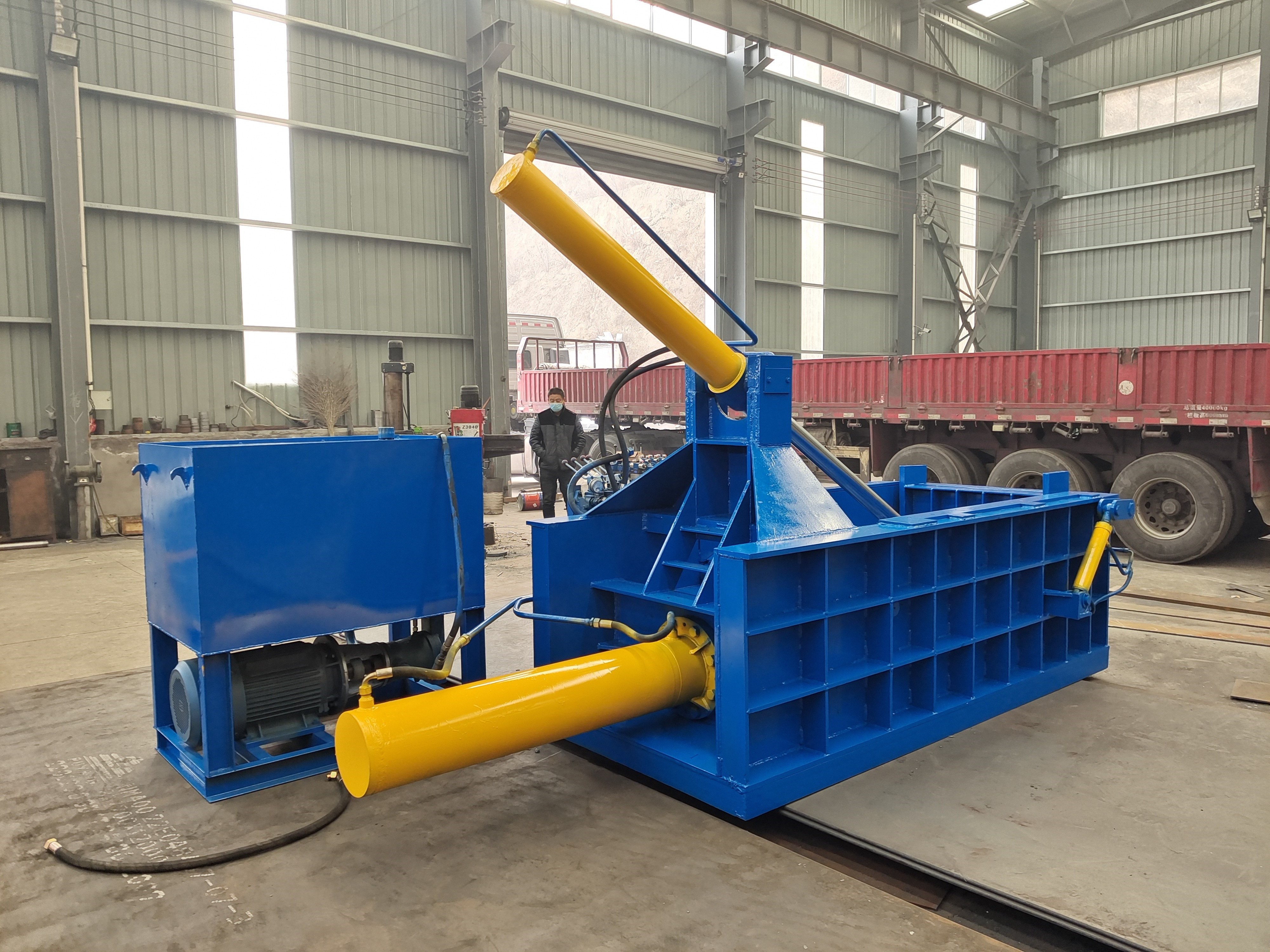 VANEST Hydraulic Iron Steel Baler Scrap Metal Recycling Compactor Press for Sale