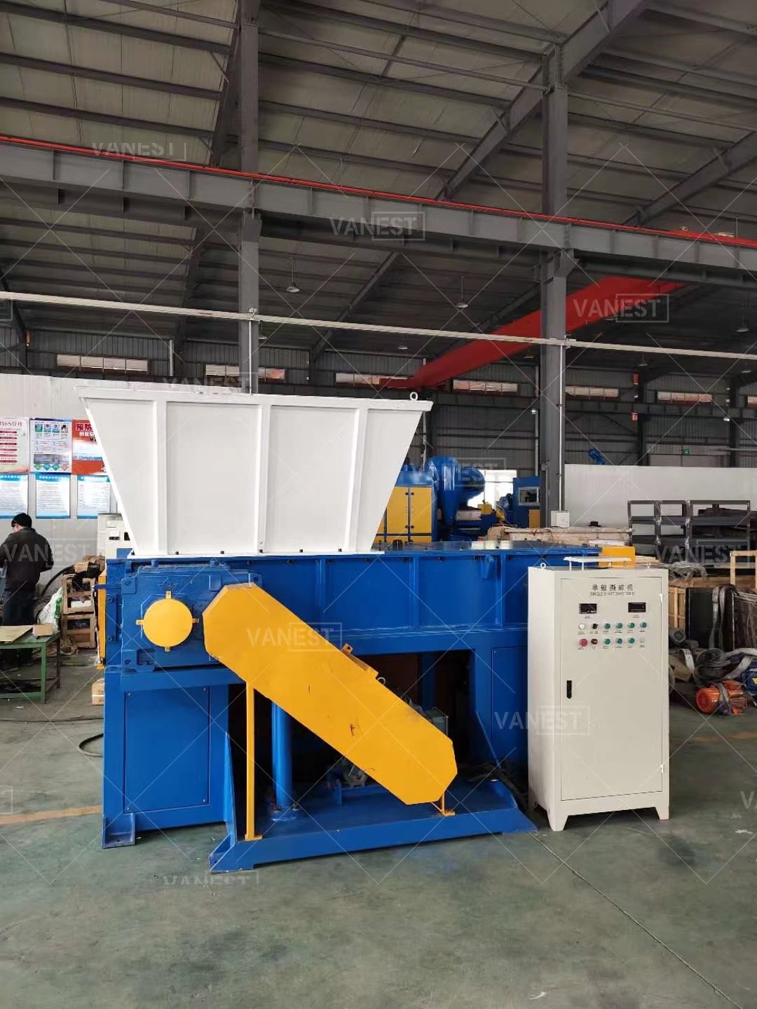 VANEST  Automatic Metallurgy Equipment Scrap metal shredders Copper Wire Granulator mini shredder for vegies