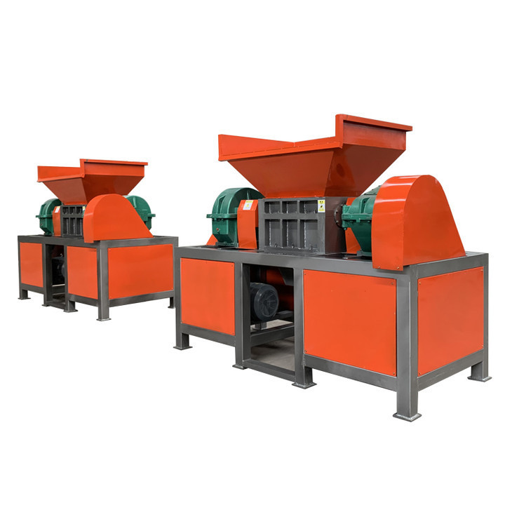 VANEST Metal Plastic Crusher Double Shaft Pet Bottle Grinding Multipurpose Tire Shredder Tyre Crushing Machine