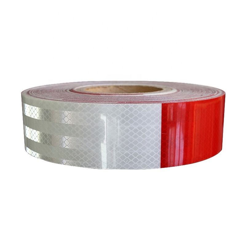 High Intensity Grade Vehicle Conspicuity Marking Tape Custom Printed DOT-C2 Reflective Tape For Traffic Safety