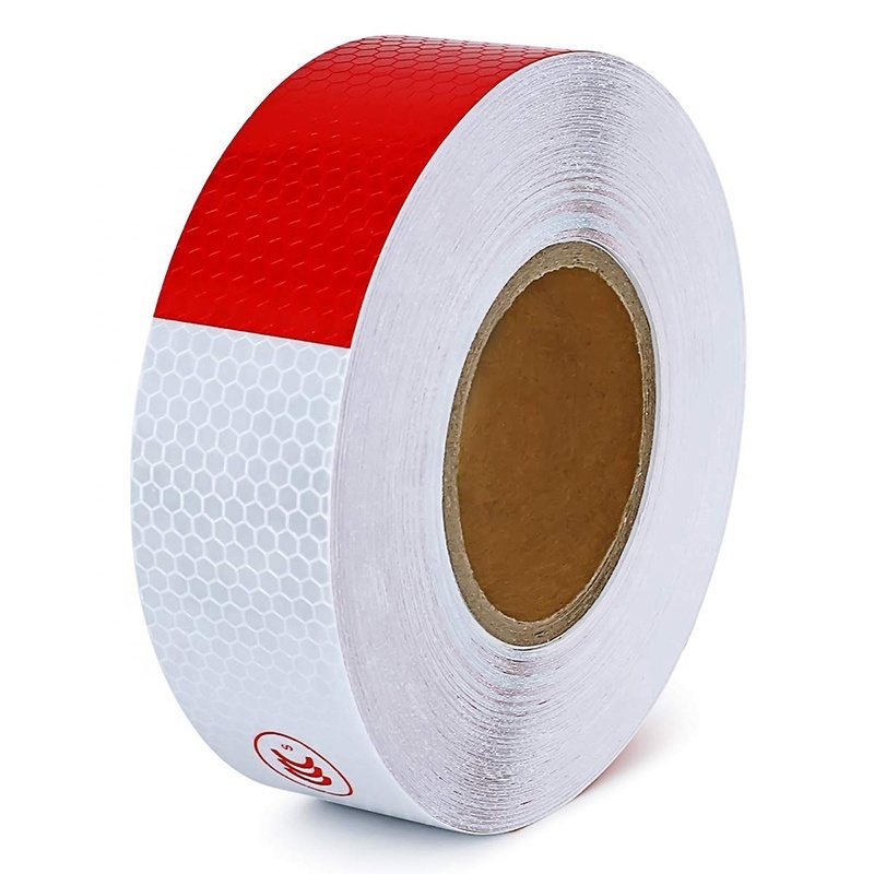 High Intensity Grade Vehicle Conspicuity Marking Tape Custom Printed DOT-C2 Reflective Tape For Traffic Safety